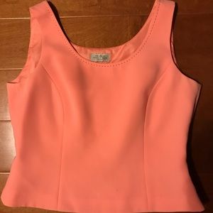 Pink petite tank top